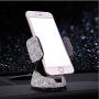 Bestbling Luxury Rhinestone Bling Universal Car Stand Phone Holder Air Vent Car Mount Stand Holder Compatible with iPhone X 8 Plus 7 Plus SE 6s 6 Plus 6 5s 5 4s 4 (Silver)