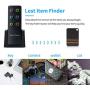 WONYERED Key Finder Key Tracker Wireless RF Item Locator 6-in-1 Anti Lost Wallet Finder Remote Control Anything Finder with 1 RF Transmitter and 6 Receivers for Key Purse Pet Cell Phone Mini Item