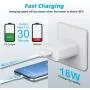 Fast Charger Compatible Google Pixel 4 XL / 3a XL / 3 / XL / 2, 18W 3A PD Power Adapter and 3 Foot USB Type C to C Cable Fast Charger Compatible Google Pixel 4 XL / 3a XL / 3 / XL / 2, 18W 3A PD Power Adapter and 3 Foot USB Type C to C Cable