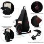 Tudequ Dry Wet Separation Sling Crossbody Chest Bag Backpack Casual Daypack for Men Women Teens