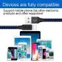 iPhone Charger Cable,Wond MFi Certified 5Pack [3/3/6/6/10FT] Durable Fast Charger Nylon Braided USB Fast Charging&Syncs Cord Compatible iPhone 11 Pro Xs MAX XR 8 8 Plus 7 7 Plus 6s 6s Plus SE.