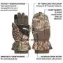 Hot ShotMen’s Camo Huntsman Pop-Top Mittens–Outdoor Hunting Camouflage