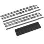 TNP PS4 Slim Dust Cover Filter Dust-Proof Case Mesh Jack Stopper Kit for PlayStation 4 Slim Console - Dust Prevention Port Protective Cap Dust Guard Accessories