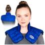 MyCare Heating Pad | Microwavable Large Neck and Shoulder Wrap for Instant Pain Relief - Weighted for Deep Moist Heat Pack for Stiffness, Arthritis, Bursitis, and Relaxation - Safe Natural Home Remedy