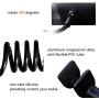FeelPower Cell Phone Stand Holder, Tablet Clip Holder,Long Arm Gooseneck Flexible Lazy Bracket for ipad/iPhone X/8/7/6/6s Plus Samsung S8/S7 Mount for Desktop Bedroom, Office, Bathroom, Kitchen.
