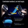 CIGOO G9000 3.5mm Gaming Headphone Stereo Game Headset Noise Cancellation Earphone with Mic LED Light Volume Control for PS4 Laptop Tablet Mobile Phones