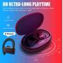 Zermatt Bluetooth 5.0 Wireless Sport Headphones with Adjustable Ear Hooks,Digital Intelligence LED Display,IPX7 Waterproof,50H Playtime,TWS Stereo,Built-in Mic,Single/Dual Mode for Running Gym Workout