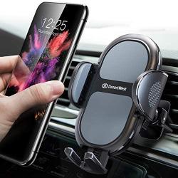 [2020 Upgrade] Universal Car Phone Mount, DesertWest Air Vent Cell Phone Holder for Car, [Noise-Free] Cradle Compatible with iPhone SE 11 Pro Max XR XS X, Samsung Galaxy Note 20 S20 S10 S9 Note 10