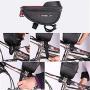 Jroyseter Bicycle Mobile Phone Bag with Adjustable Strap Waterproof Touch Screen Bike Handlebar Storage Bag for Smartphone Bicycle Bag Pouch Holder