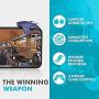 BOKA Slope Shape Pubg Metal Triggers Cum Gamepad Joystick Compatible with All Smartphones - (Silver)