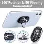 YODSAN 3 in 1 Function, Air Vent Car Phone Mount+Phone Kickstand+Phone Ring, Universal Cell Phone Holder Stand, Car Mount for iPhone,Car Bracket 360 Degree Rotation