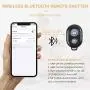 Mansso 10" LED Ring Light Set - Rechargeable Selfie Ring Light Clip & Remote Shutter & Desktop Tripod Stand & Phone Holder for Live Stream/Makeup/YouTube with 3 Light Modes & 10 Brightness Level