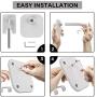Cell Phone Stand,Phone Holder for Desk Adjustable Tablet Stand Compatible with iPhone and All Smartphone (White)
