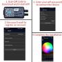 Miheal WiFi Wireless Smart Phone Controlled Led Strip Light Kit with DC12V UL Listed Power Supply Waterproof SMD 5050 65.6Ft(20M) 600leds RGB Music LED Light Strip Compatible with Android, iOS Alexa
