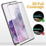 [2 Pack] Galaxy S20 Plus Screen Protector,[3D Full Edge Covered] [Touch Sensitive] [HD Screen] [Support Fingerprint Sensor] Tempered Glass Screen Protector for Samsung Galaxy S20 Plus