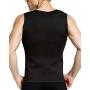 Roseate Mens Body Shaper Hot Sweat Workout Tank Top Slimming Sauna Vest Neoprene Compression Thermal Shirt