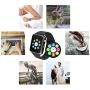 Smart Watch - Sazooy Bluetooth Smart Watch Support Make/Answer Phones Send/Get Messages Compatible Android iOS Phones with Camera Pedometer SIM SD Card Slot for Men Women (Black)