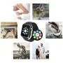 Smart Watch - Sazooy Bluetooth Smart Watch Support Make/Answer Phones Send/Get Messages Compatible Android iOS Phones with Camera Pedometer SIM SD Card Slot for Men Women (Black)