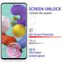 Galaxy A51 HD Clear Tempered Glass Screen Protector + Camera Lens Protectors by YEYEBF, [2+2 Pack] [Case-Friendly] [Anti-Scratch] Screen Protector Glass For Samsung Galaxy A51