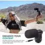Movo Smartphone Video Rig with Stereo Microphone, Grip Handle, Wrist Strap for iPhone 5, 5S, 6, 6S, 7, 8, X, XS, XS Max, 11, 11 Pro, Samsung Galaxy S5, S6, S7, S8, S9 - Vlogging Equipment, Vlog Mic Movo Smartphone Video Rig with Stereo Microphone, Grip Handle, Wrist Strap for iPhone 5, 5S, 6, 6S, 7, 8, X, XS, XS Max, 11, 11 Pro, Samsung Galaxy S5, S6, S7, S8, S9 - Vlogging Equipment, Vlog Mic