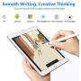 Stylus Pen Compatible for iPad, MKROYO Active Stylus Pen 1.45mm with Sensitivity Point Stylus Digital Pens for All Capacitive Touch Screens Cell Phones, Work at iOS and Android Capacitive Touch screen