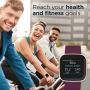 Fitbit Versa 2 Health and Fitness Smartwatch with Heart Rate, Music, Alexa Built-In, Sleep and Swim Tracking, Bordeaux/Copper Rose, One Size (S and L Bands Included)