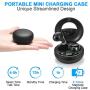 Wireless Bluetooth Earbuds, Bluetooth Headphones with Immersive Sound, Wireless Earphones with Charging Case, Bluetooth Headset with Mic, Waterproof, Touch Control, 30H Playtime in-Ear Headphones