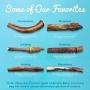 Pawstruck “Bizarre” Bully Sticks for Dogs (5" to 7" Sticks, 8oz. Bag) Eco-Conscious, Bulk, Natural & Odorless Bullie Bones Made for K9 & Puppies - Long Lasting Chew by USA Company