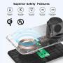 LETSCOM Wireless Charger,3 in 1 Qi-Certified 15W Fast Charging Station for Apple Watch, AirPods, Wireless Charging Dock Compatible with iPhone 11/11 Pro/XS Max/XR/XS/X/iWatch Series(NO QC3.0 Adapter)