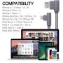 MFi Certified iPhone Charging Cable 2X3FT/2X6FT/10FT Nylon Braided iPhone Charger USB Fast Charging&Syncing Cord Cables Compatible iPhone XS/Max/XR/X/8P/8/7/7P/6/iPad 5 Pack (Gray)