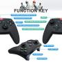 Mobile Matte Game Controller, Tonitrus Wireless Bluetooth Gamepad Joystick Game Controller for TPS Compatible VR iOS Android Mobile Phone PC Android TV Box and Pad (Black)