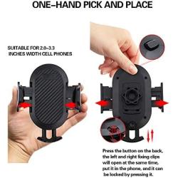 Car Mount for Cell Phone Dashboard Windshield Smartphone Holder Stand Black Compatible iPhone 11 Pro XS Max X XR 8 Plus Samsung Galaxy S20 S10 S9 S8 Note 10 9 and More