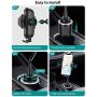 VICSEED Upgraded Ultra Stable Cup Holder Phone Mount Cup Phone Holder for Car Universal Phone Cup Mount Fit for iPhone SE 11 Pro Max Xs Xr X 9 8 7Plus, Galaxy Note10 S20+ S10+ S9 Google LG All Phone