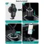 VICSEED Upgraded Ultra Stable Cup Holder Phone Mount Cup Phone Holder for Car Universal Phone Cup Mount Fit for iPhone SE 11 Pro Max Xs Xr X 9 8 7Plus, Galaxy Note10 S20+ S10+ S9 Google LG All Phone VICSEED Upgraded Ultra Stable Cup Holder Phone Mount Cup Phone Holder for Car Universal Phone Cup Mount Fit for iPhone SE 11 Pro Max Xs Xr X 9 8 7Plus, Galaxy Note10 S20+ S10+ S9 Google LG All Phone
