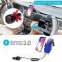 Wireless Car Charger Auto-Clamping Car Mount Air Vent Phone Holder & QC3.0 Car Charger 10W/7.5W/5W Compatible Galaxy S10/S10+/S9,Charging for iPhone 11/11 Pro/11 Pro Max/XSMax/XS/XR/X/8P