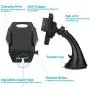 Windshield Car Mount Holder – Getron Universal Windshield Dashboard Cell Phone Cradle with One Click Release for iPhone Xs MAX XR X 8 SE Samsung Galaxy S9 Plus S8 Note 9 and Most Smartphones – Black