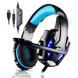 Ameryah Gaming Headset Gamer 3. 5mm Game Gaming Headphone Headset Earphone with Mic LED Light for Laptop Tablet / PS4 / Mobile Phones