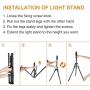 MountDog LED Ring Light 14 inch Dimmable Selfie Ring with Tripod Stand, Flexible Phone Holder, Bluebooth Remote Control and Carry Bag for Live Stream Makeup Portrait YouTube Video Shooting TikTok
