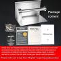 Waydeli Toilet Paper Holder with Phone Shelf, Fit Mega Rolls, Tissue Roll Dispenser with Storage Shelf, SUS304 Stainless Steel, 3M Adhesive No Drill or Wall-Mounted with Screws - Brushed Nickel
