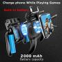 picK-me Mobile Game Controller, Gamepad Triggers with Phone Cooling Fan and Built-in 2000 mAh Battery Power Bank, Shoot and Sensitive Aim Trigger for 4.7-6.5 Inch Phone