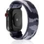 Elastic Band Compatible for Apple Watch, Scrunchie Stretch Wristbands Replacement Bracelet Loop Sport Strap for iWatch Series 1 2 3 4 5, Women Girls, Camo Grey, 38/40mm