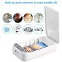 Cell Phone Cleaning Box, MECO Portable Smart Phone Cleaner, Aromatherapy Function Mobile Phone Cleaner Suitable for Large Phone, Watch, Jewelry, Mask, Toothbrushes and Small Toys