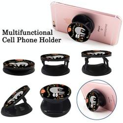 Multi-Functional Cute Sloth Cell Phone Finger Foldable Expanding Stand Holder Kickstand Hand Grip Car Mount Hooks Widely Compatible with Almost All Phones/Cases