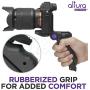 Altura Photo Mini Tripod Tabletop Stand w/Soft Pistol Grip for DSLR, Audio Recorder and Video