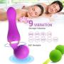 Personal Massager Handheld for Women Mini Wand Massager with 9 Powerful Speed Electric Body Massage Wand & Deep Tissue Massage Ball for Back Neck Shoulder Legs