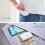 USB Plug in Wall Charger, Excgood 2-Port USB-A Ultra Compact Foldable Charger Block Compatible with iPhone 11/Xr/Xs, Galaxy,Note, Pixel and More Phones, 3-Pack, Black&White