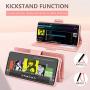 FYY [Resist Harmful Organism] [RFID Blocking] Case for Samsung Galaxy Note 20 Ultra 6.9", PU Leather Wallet Case with [Kickstand Function] and[Card Holder] for Galaxy Note 20 Ultra 6.9" Rose Gold
