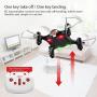 Cheerwing Syma X20 Mini Drone for Kids and Beginners RC Nano Quadcopter with Auto Hovering 3D Flip(Black)