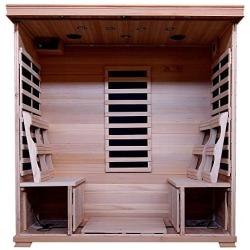 Radiant Saunas BSA2418 4-Person Hemlock Infrared Sauna