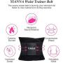 YIANNA Women Waist Trainer Belt - Slimming Sauna Waist Trimmer Belly Band Sweat Sports Girdle Belt